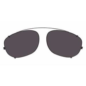 Flexon 600 CLIP ON Eyeglasses 033 Gunmetal 52mm